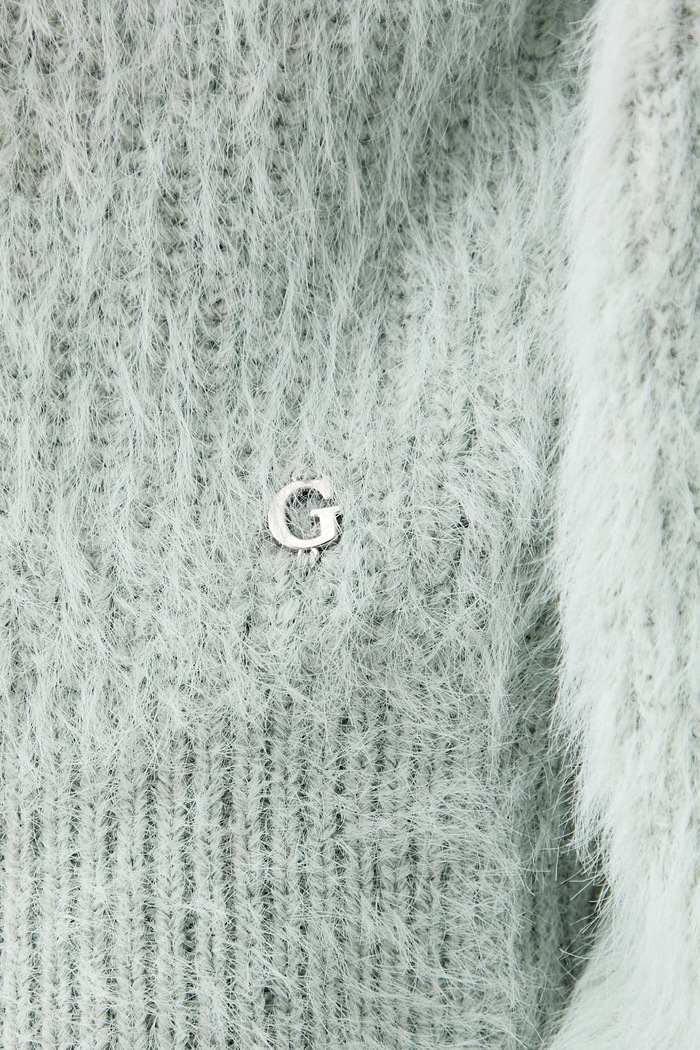 Sweter damski KEYLA Guess turkusowy W6BR80.Z1839