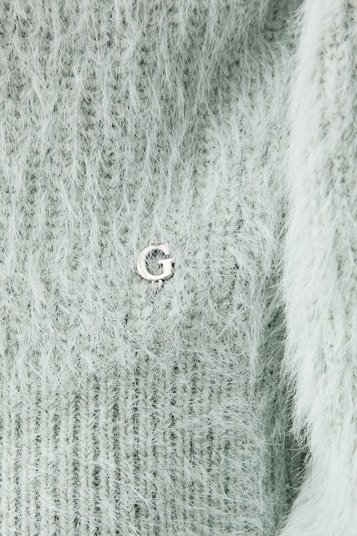 Sweter damski KEYLA Guess turkusowy W6BR80.Z1839