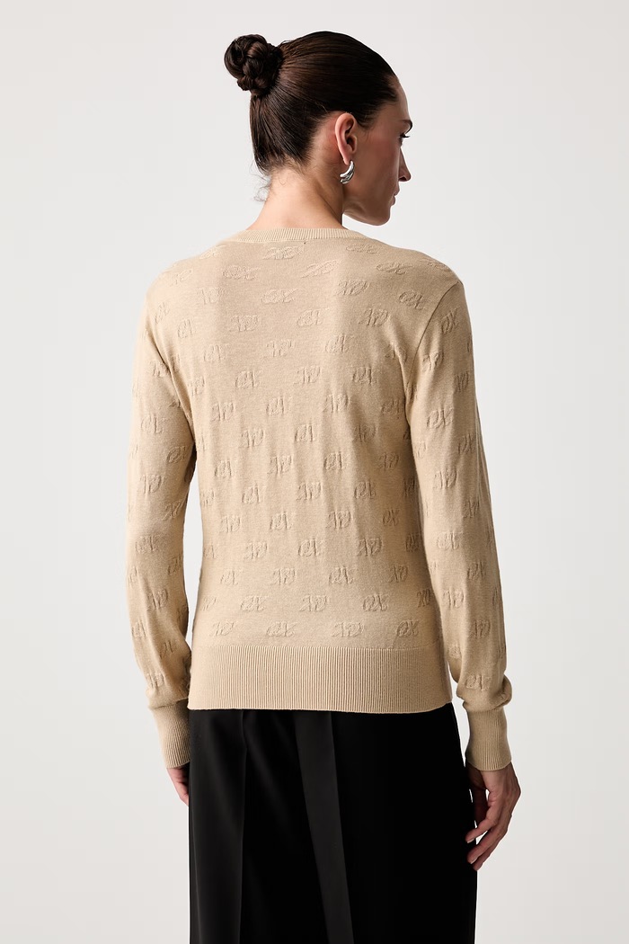 Odzież Armani Exchange sweter damski z wiskozą XW002875.AF16620 beżowy