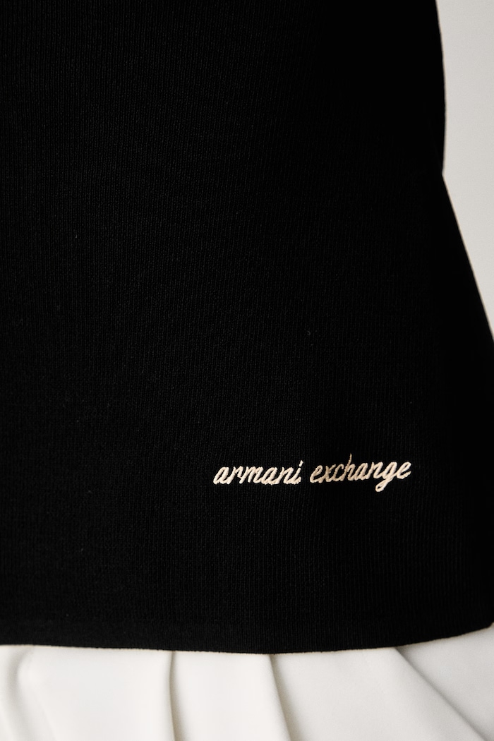 Armani Exchange кардиган для женщин с вискозой XW002871.AF10352 чёрный