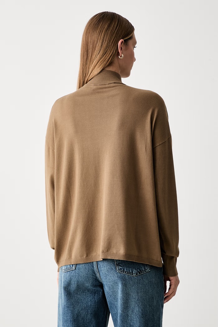 Îmbrăcăminte Trussardi pulover pentru femei cu vâscoză M7336001123N maro
