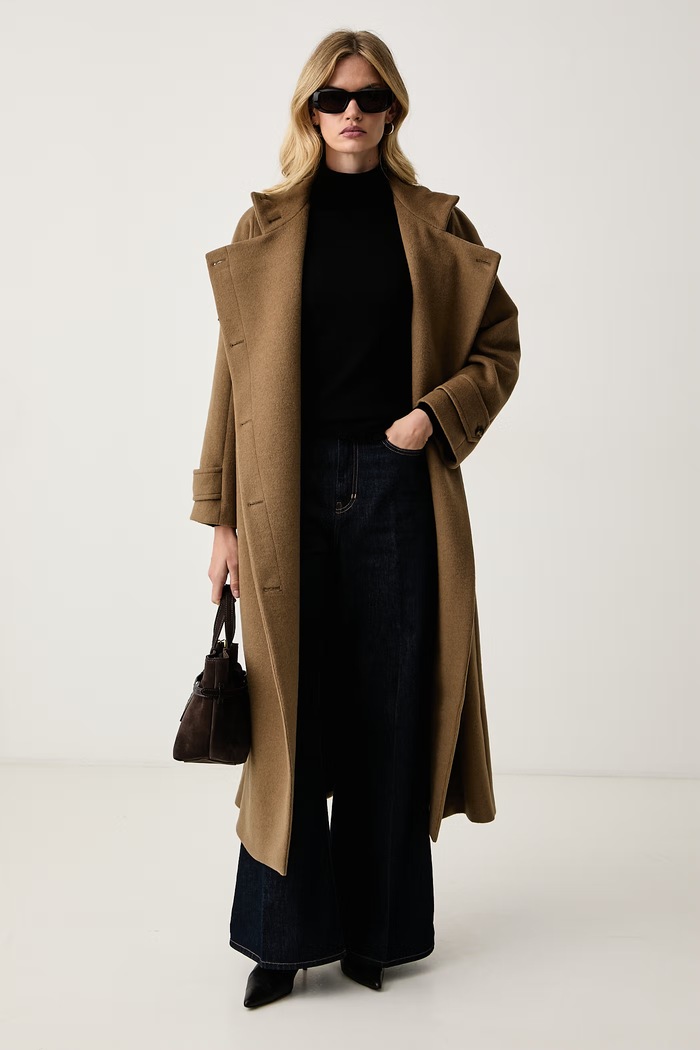 Trussardi Golf damski wełniany M0916001341N czarny AW26