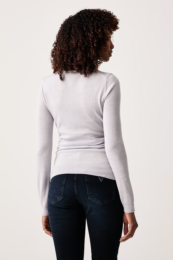 Ρούχα Trussardi Πουλόβερ γυναικείο μάλλινο M0196001266N γκρί