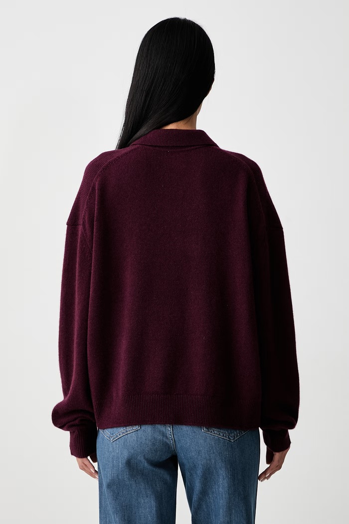 Clothing Anine Bing LEE sweater cashmere Women's A.09.12289.BGN28 maroon