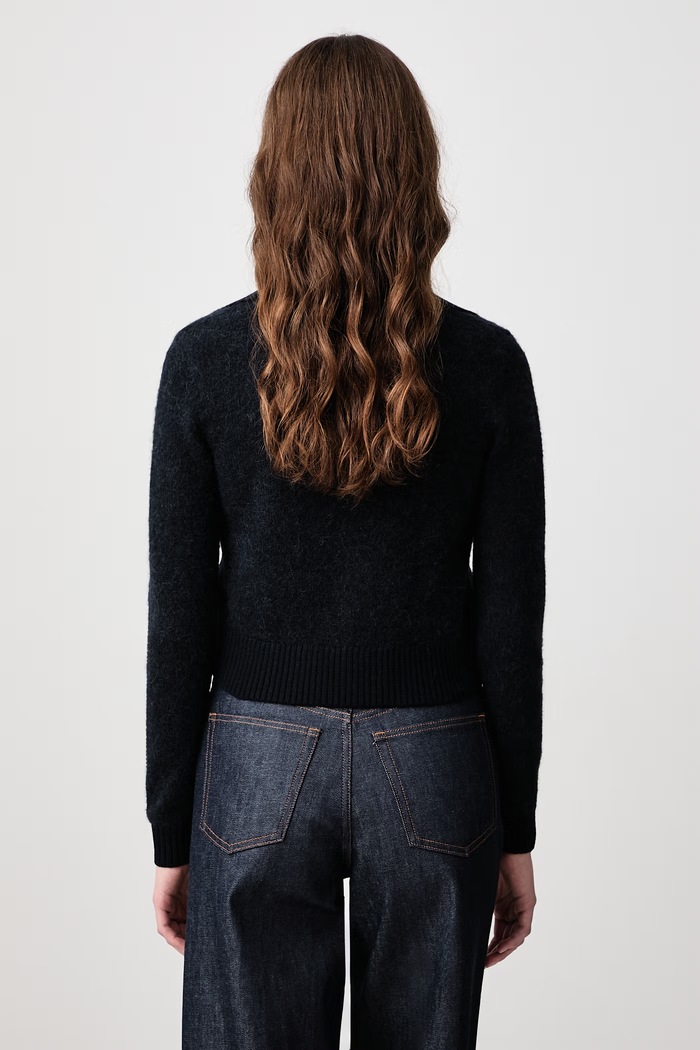 Odzież Fred Perry Kardigan damski z wełną K3166.608 granatowy