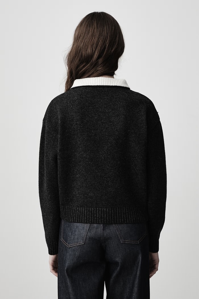 Odzież Fred Perry Sweter damski z wełną K3142.948 szary