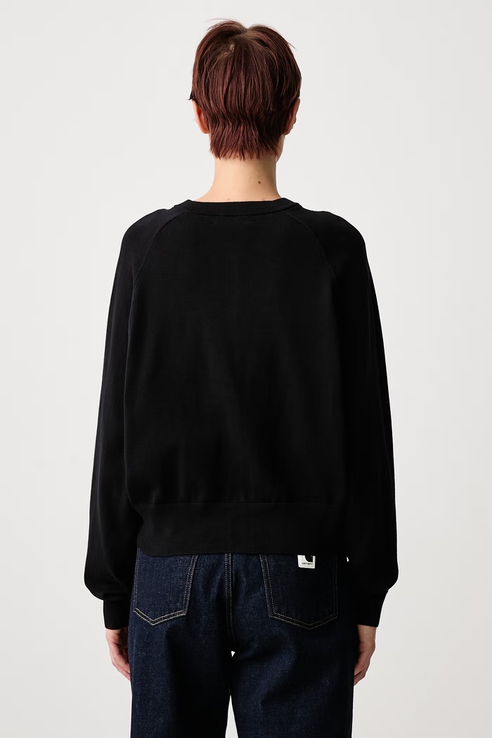 Odzież Fred Perry Kardigan damski bawełniany K3141.102 czarny