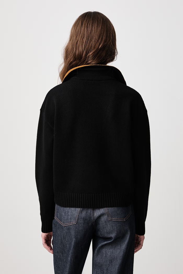 Odzież Fred Perry Sweter damski z wełną K3142.102 czarny