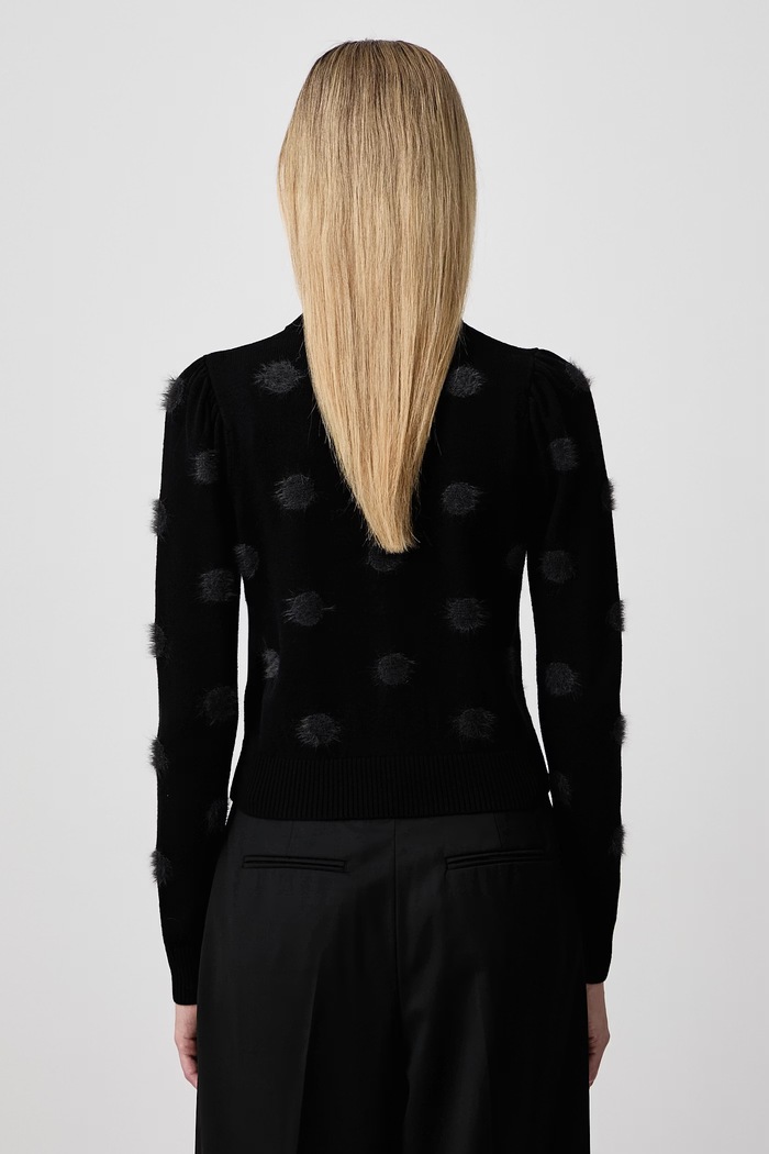 Odzież Fred Perry Sweter damski z wełną SK3101.102 czarny