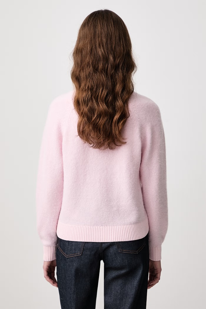 Odzież Fred Perry Sweter damski z wełną K3164.36C różowy