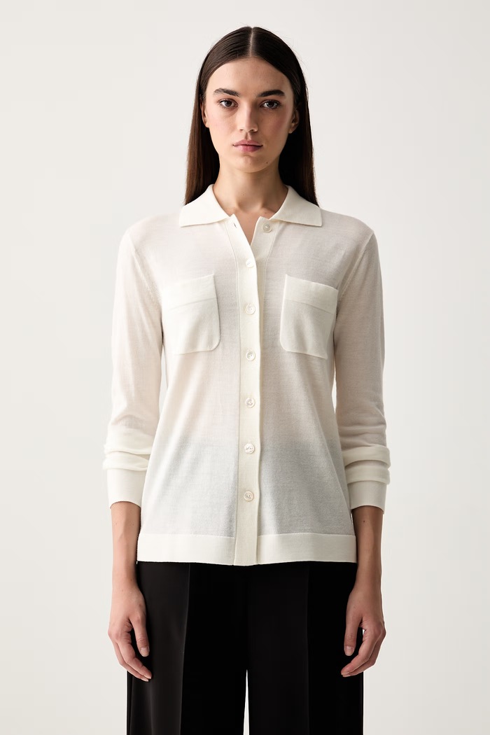 MM by Max Mara kardigan damski wełniany MMLDETTO beżowy 2626346027600