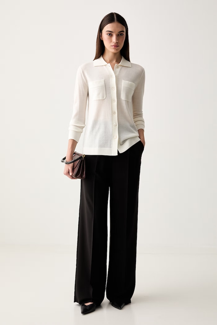 MM by Max Mara kardigan damski wełniany MMLDETTO 2626346027600 beżowy AW26