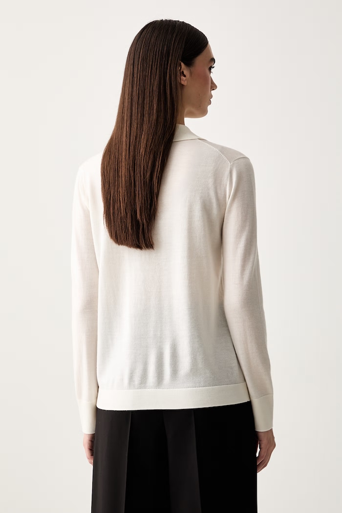 Odzież MM by Max Mara kardigan damski wełniany MMLDETTO 2626346027600 beżowy