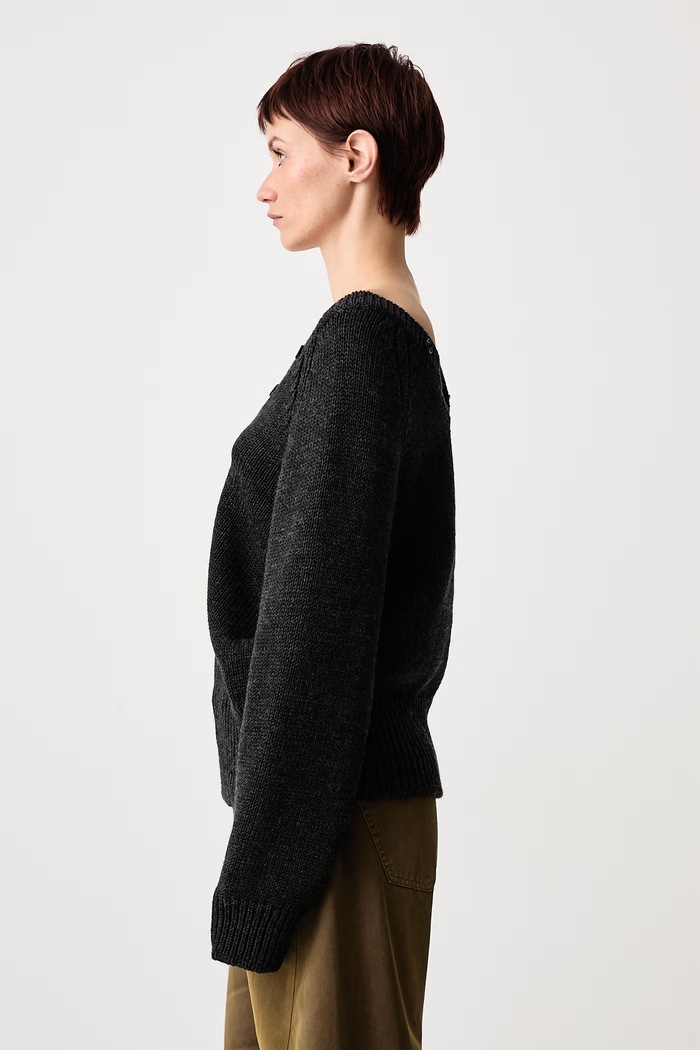 Sweter wełniany damski Our Legacy W4263CC czarny