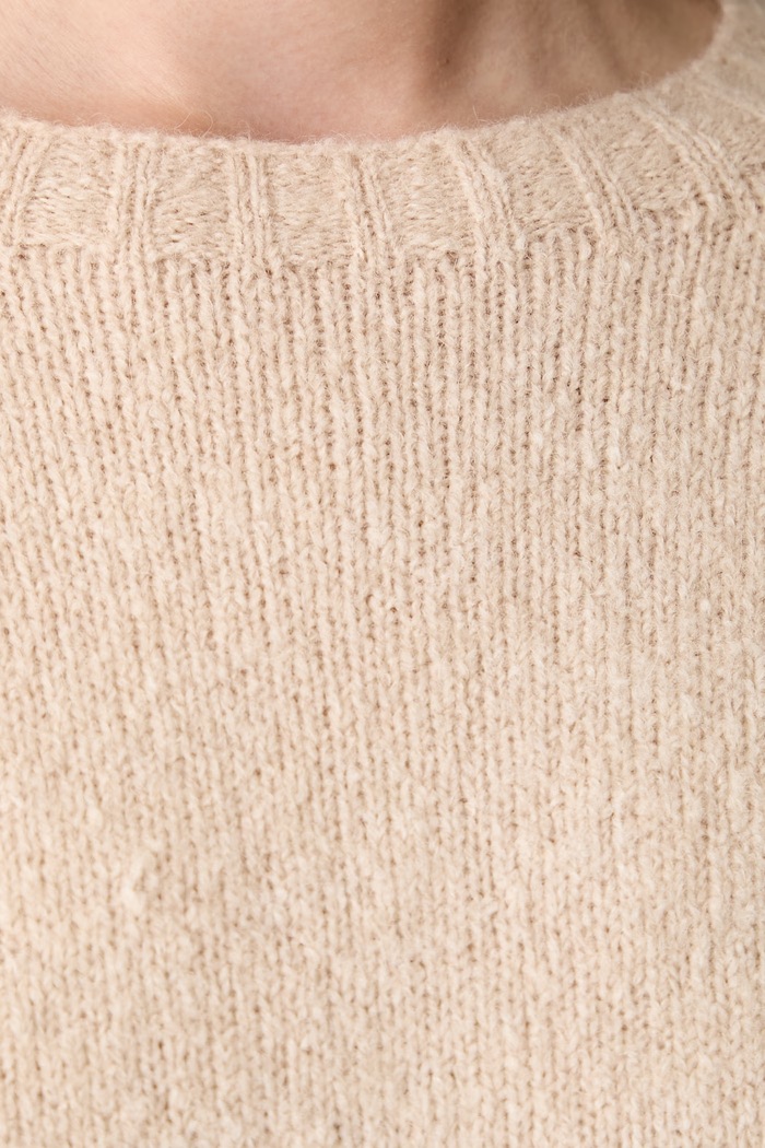 Weekend Max Mara sweter damski z dodatkiem wełny WKDGHIACCI 2625366211600 beżowy