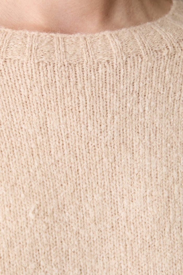 Weekend Max Mara sweter damski z dodatkiem wełny WKDGHIACCI 2625366211600 beżowy