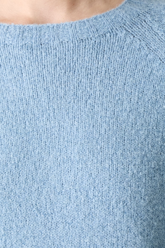 Weekend Max Mara sweter damski z dodatkiem wełny WKDGHIACCI 2625366211600 niebieski