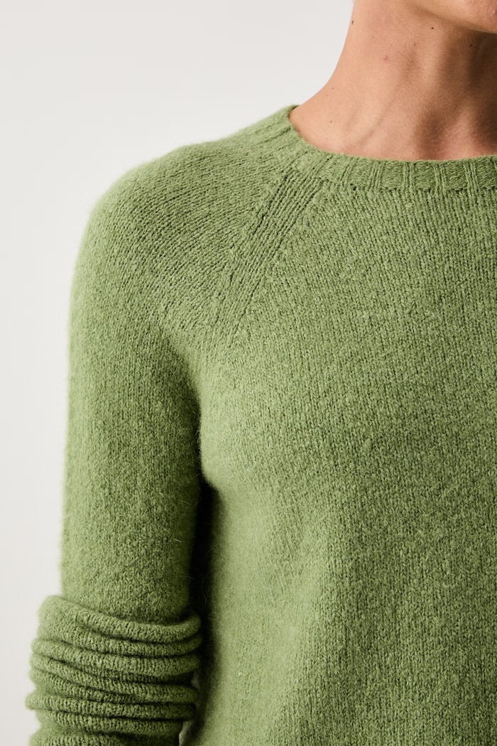 Weekend Max Mara sweter damski z dodatkiem wełny WKDGHIACCI 2625366211600 zielony