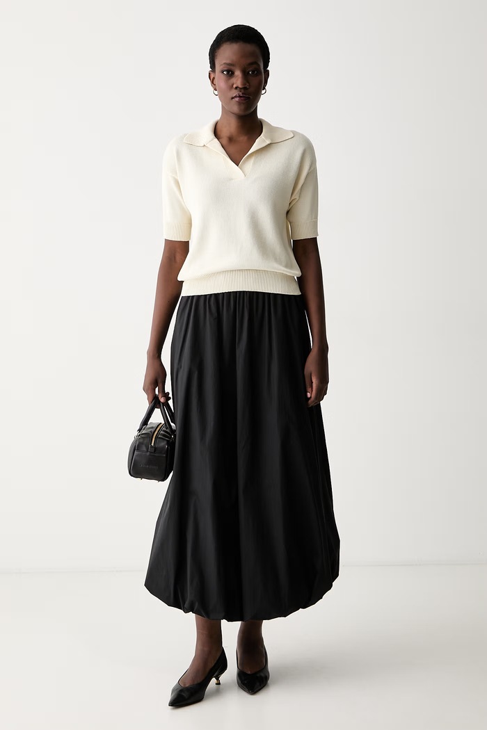 Weekend Max Mara polo damskie bawełniane WKDALBERO 2625366151600 beżowy AW26