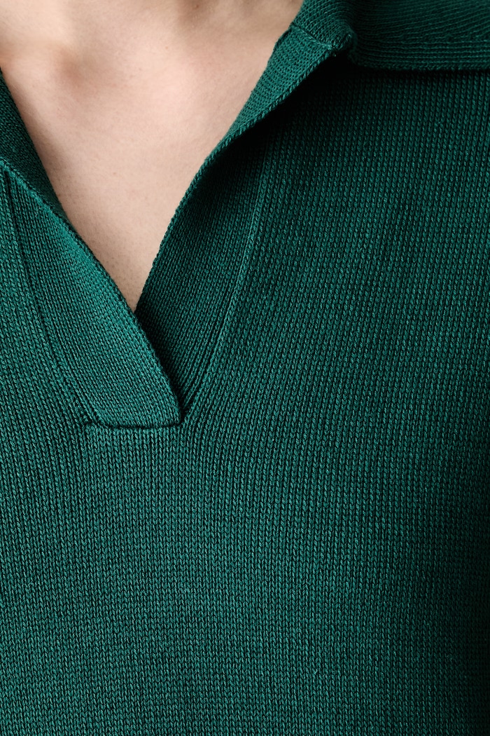 Weekend Max Mara polo damskie bawełniane WKDALBERO 2625366151600 zielony