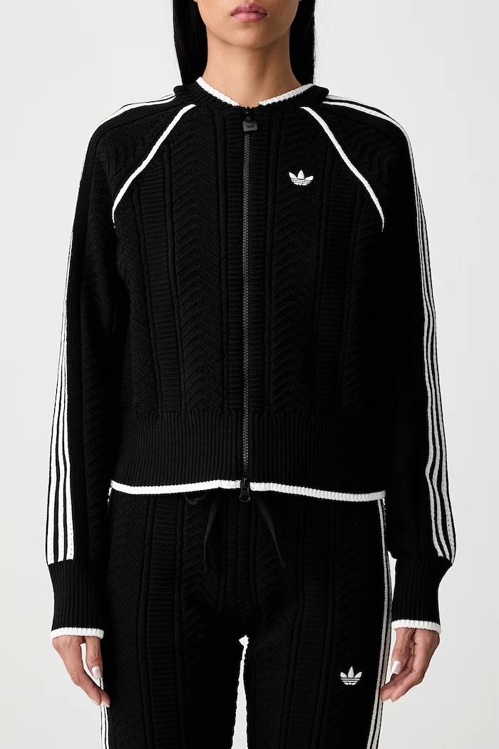 Kardigan damski adidas Originals czarny KR9624