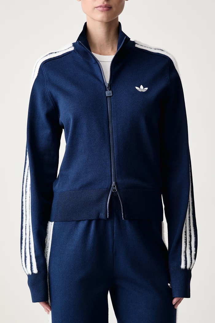 Ζακέτα Γυναικεία Knitted Firebird adidas Originals KW2588 σκούρο μπλε