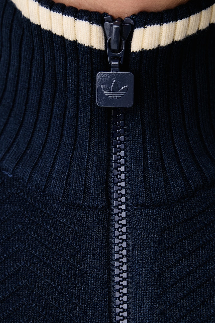 Жилетка дамска Cable Knit Firebird adidas Originals син KT1864