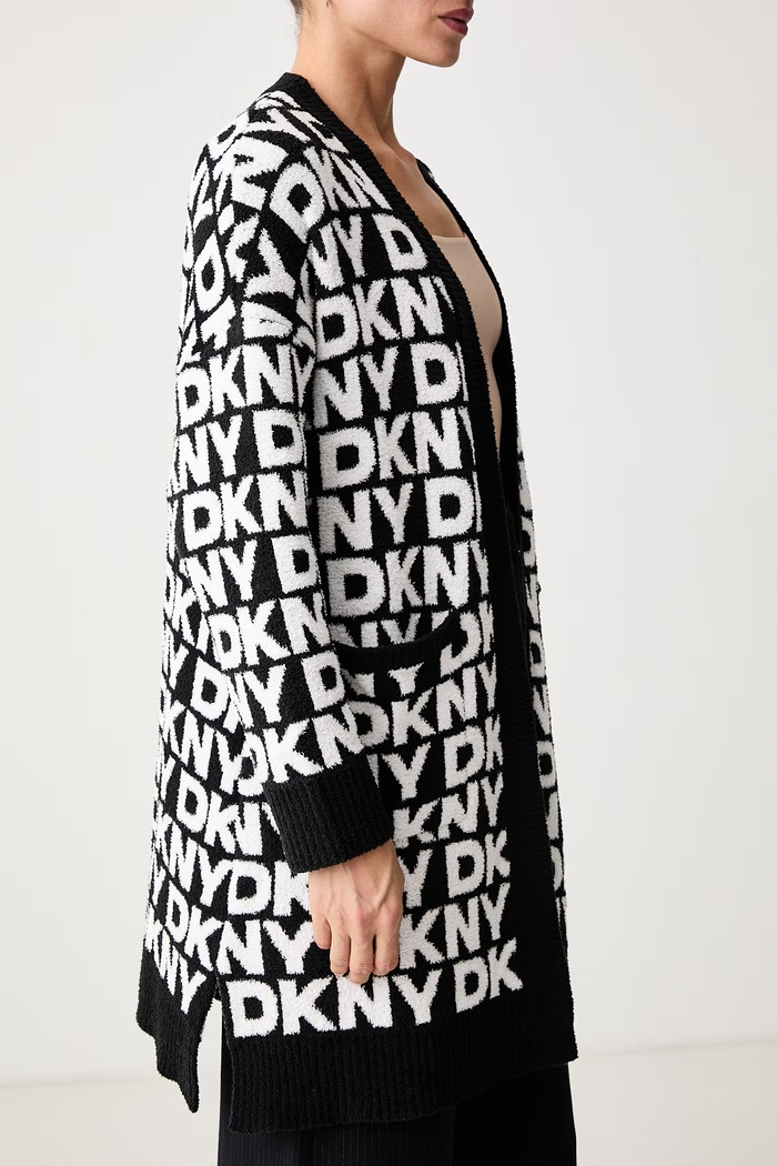 Kardigan damski DKNY YI00144 czarny