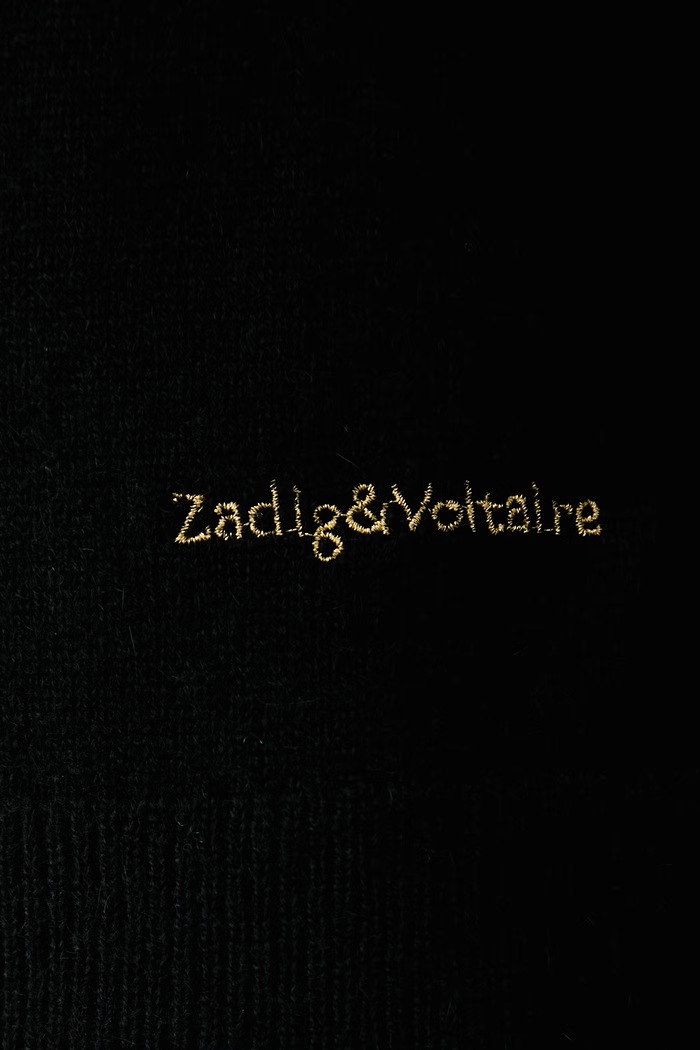Ζακέτα γυναικεία κασμίρι MIRKAZ Zadig&Voltaire μαύρο KWCA01722