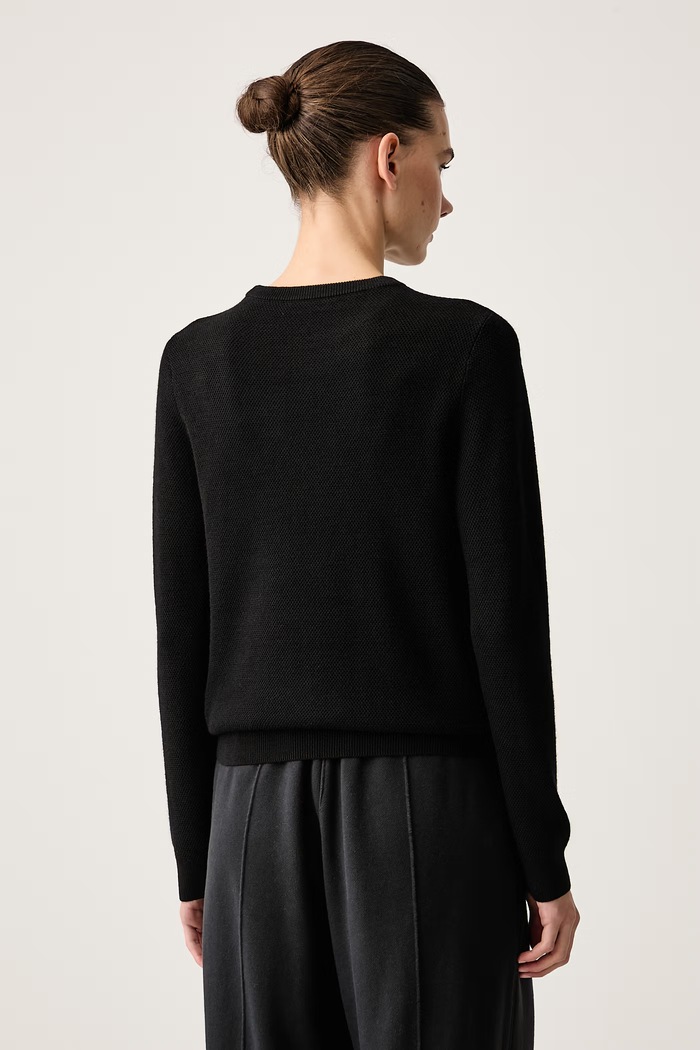 Odzież EA7 Emporio Armani Sweter damski z dodatkiem wełny AF27824.7W001544 czarny