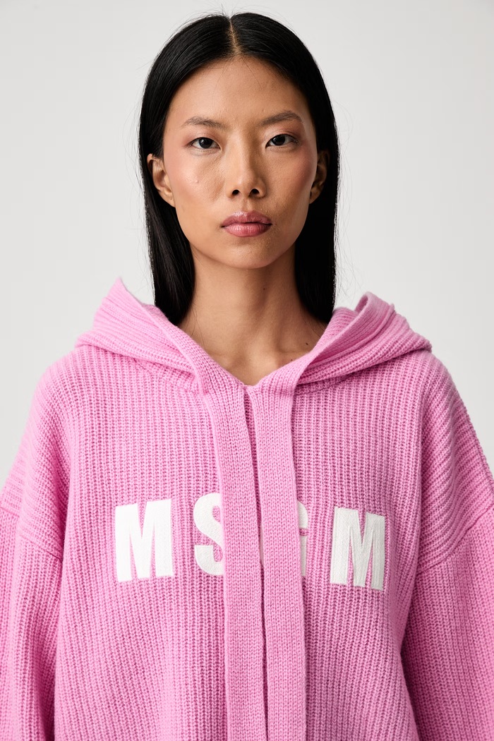 MSGM pulover za žene od vune roza 4141MDM212.267757