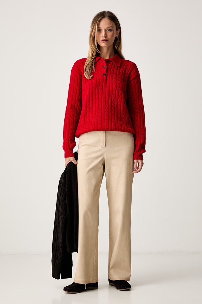 MSGM πουλόβερ γυναικείο μάλλινο 4141MDM197.267758 κόκκινο AW26