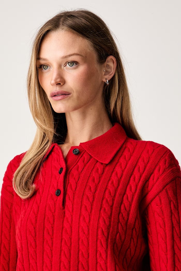 MSGM πουλόβερ γυναικείο μάλλινο κόκκινο 4141MDM197.267758