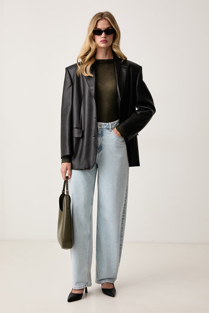 Patrizia Pepe Sweter damski wełniany 8K0420.K034 zielony AW26
