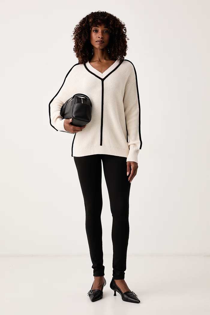 Patrizia Pepe sweter damski z wełną 8K0312.KK006 beżowy AW26