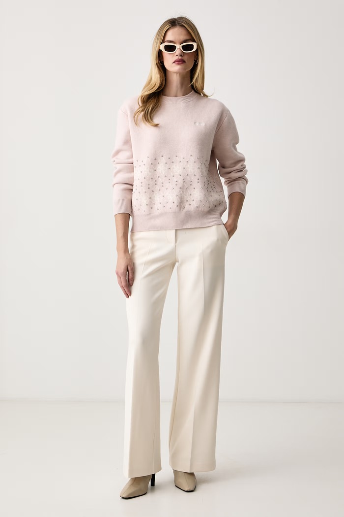 Guess Sweter damski LILY V6BR16.Z2278 różowy AW26