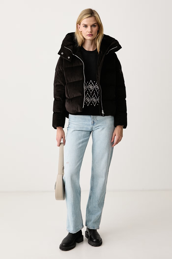 Guess Пуловер дамски LILY V6BR16.Z2278 черен AW26