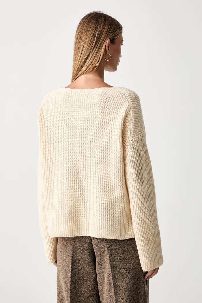 Odzież Marc O'Polo sweter damski z wełną 5000012064 beżowy