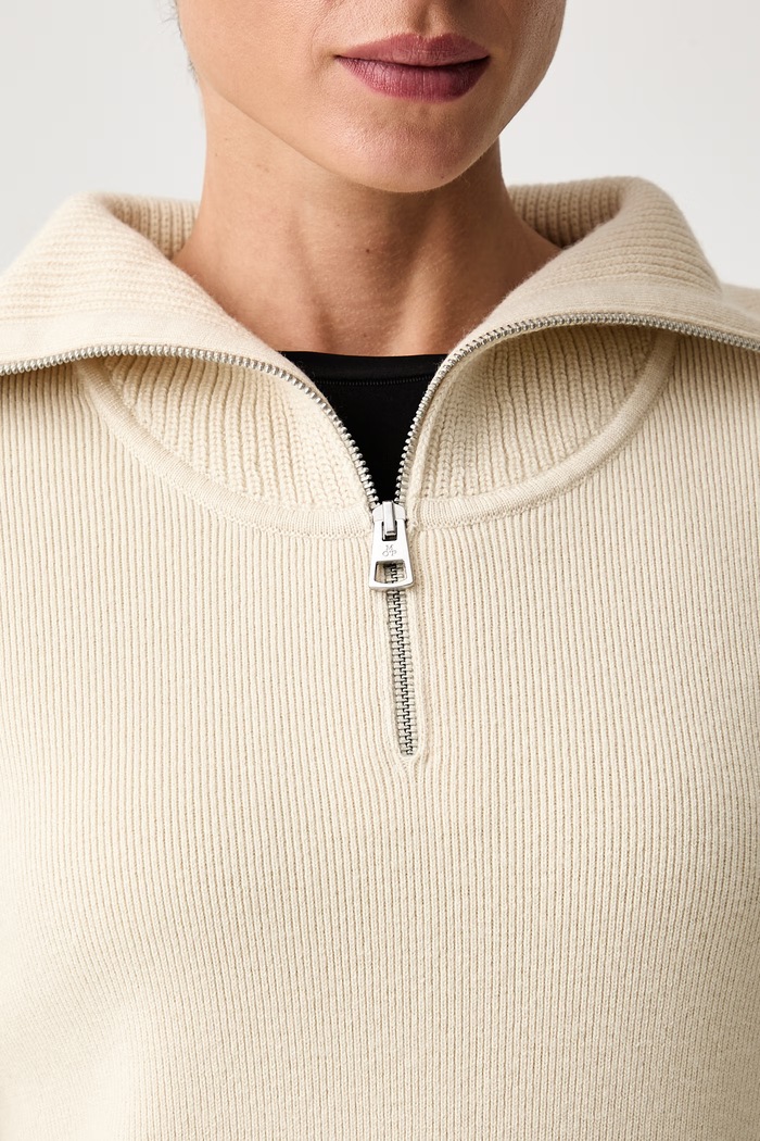 Marc O'Polo sweter damski z wełną 5000012026 beżowy