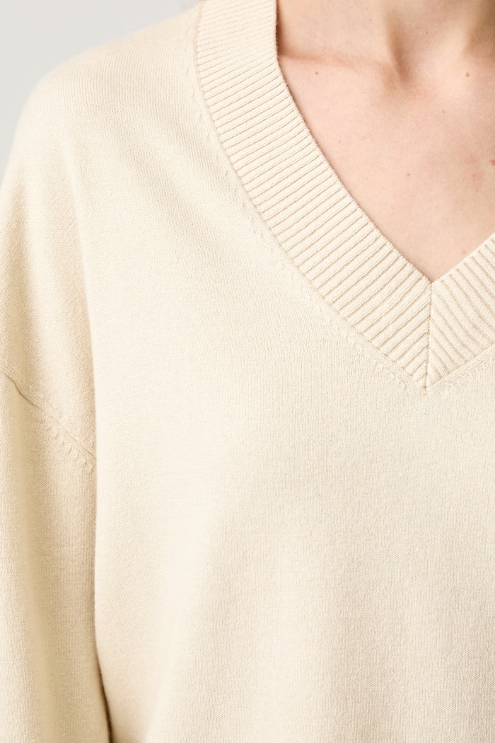 Marc O'Polo sweter damski z wiskozą 5000012002 beżowy