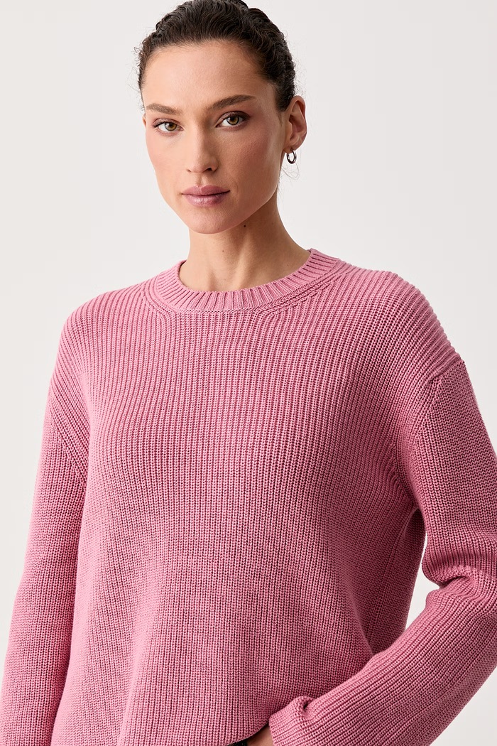 Marc O'Polo sweter damski bawełniany różowy 5000011926