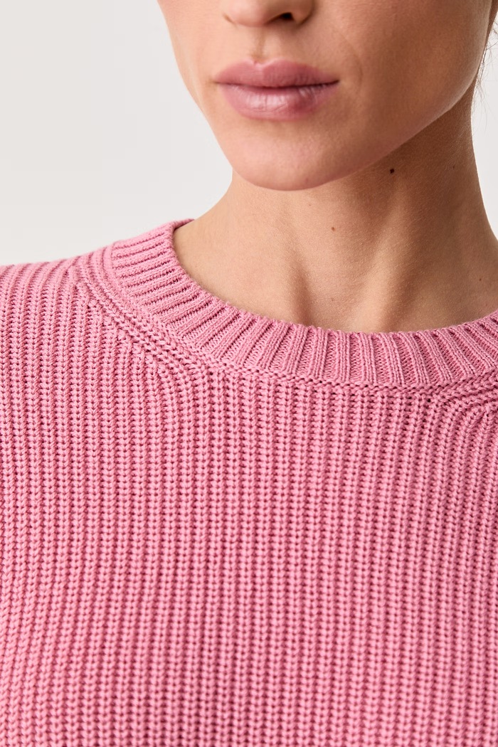 Marc O'Polo sweter damski bawełniany 5000011926 różowy