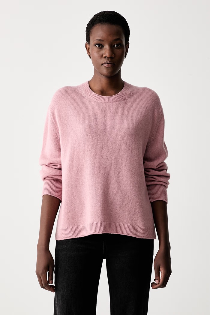Marc O'Polo sweter damski wełniany różowy 5000011925