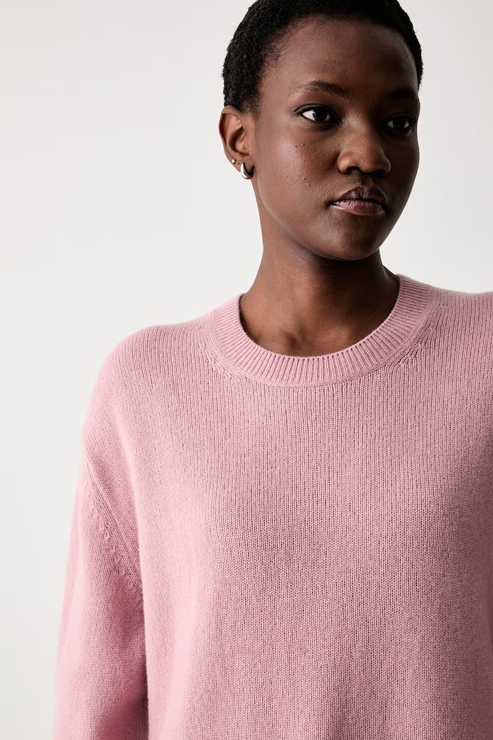 Marc O'Polo sweter damski wełniany różowy 5000011925