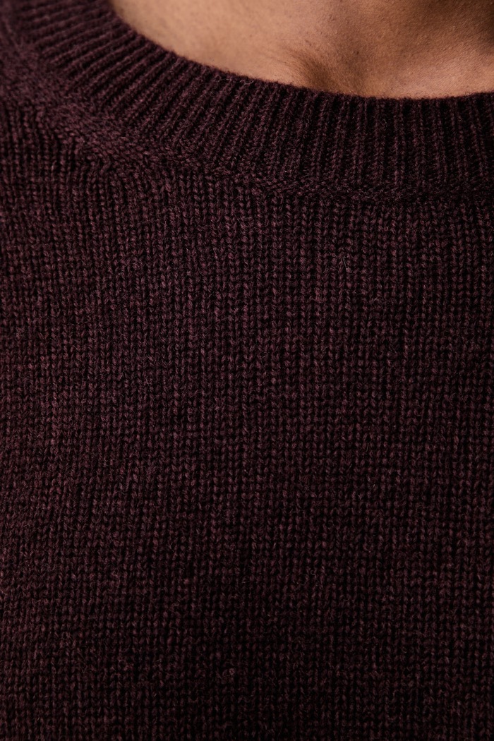 Marc O'Polo sweter damski wełniany 5000011925 bordowy