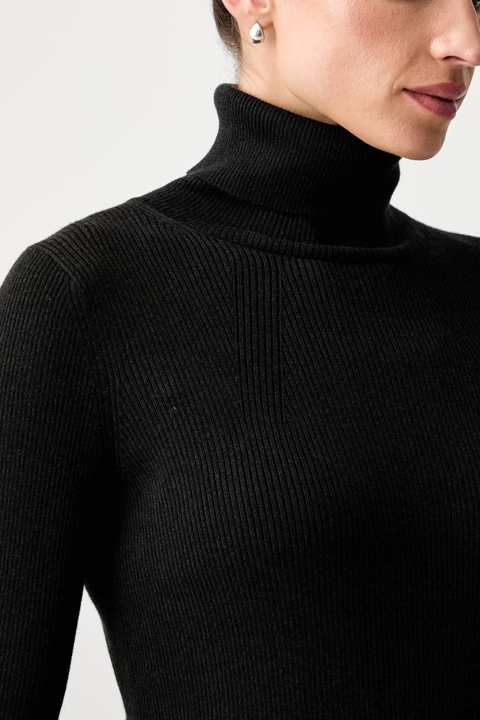 Marc O'Polo sweter damski bawełniany 5000008829 czarny