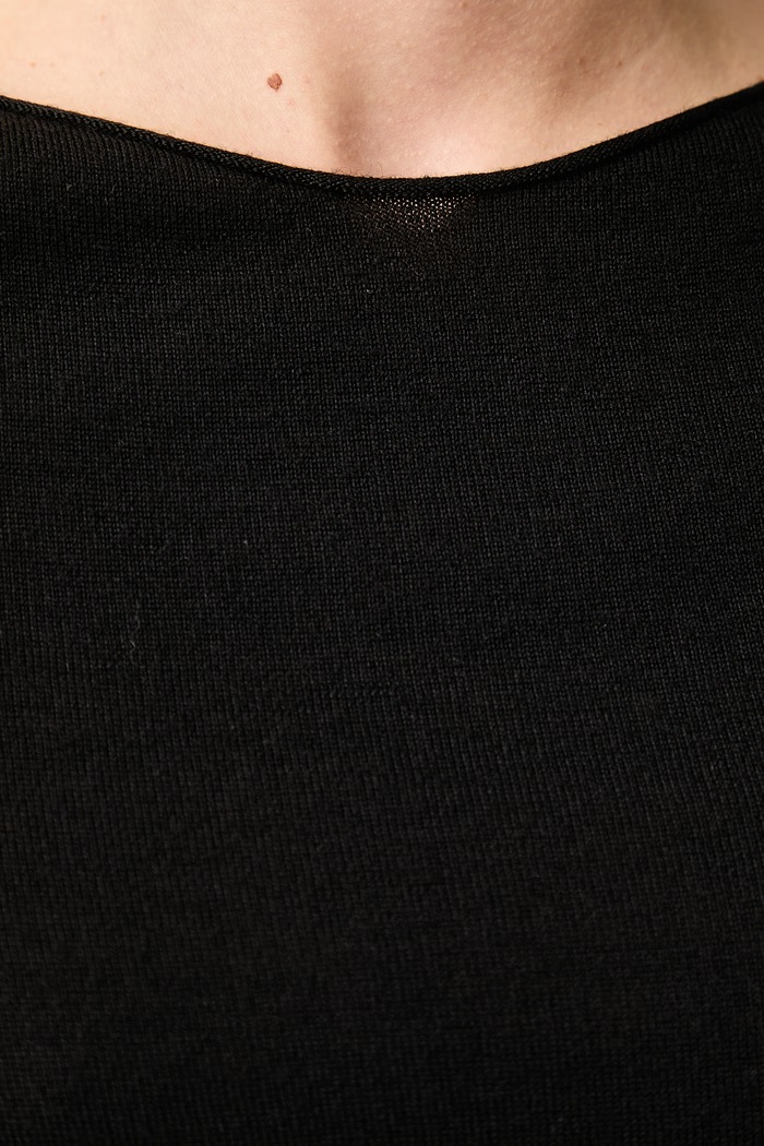 Sweter damski wełniany Marc O'Polo czarny 5000008635