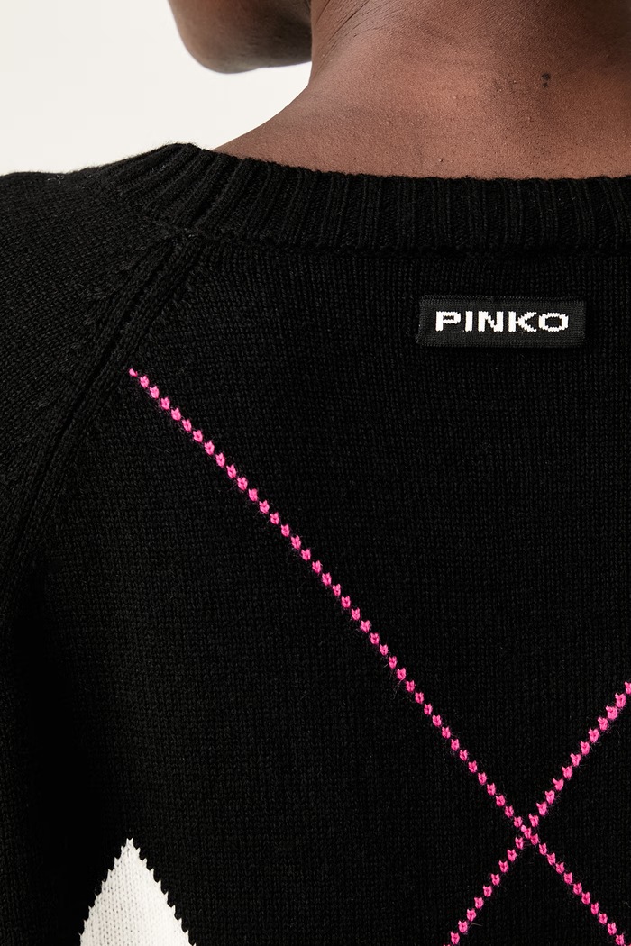 Pinko svetr dámský vlněný černá 107377.A3JE
