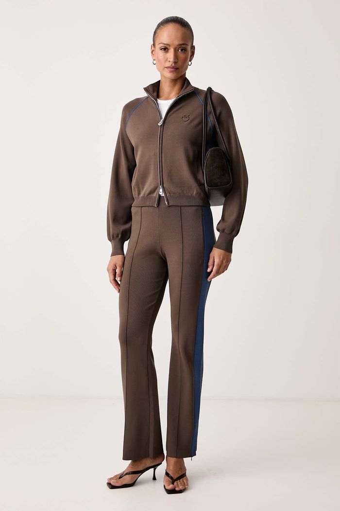 Pinko Kardigan damski z wiskozą 107353.A3J0 brązowy AW26