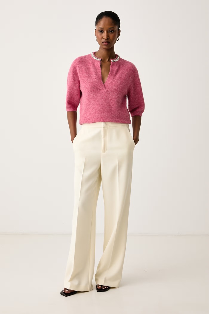 Pinko Pulover za žene s vunom 107272.A3GH roza AW26